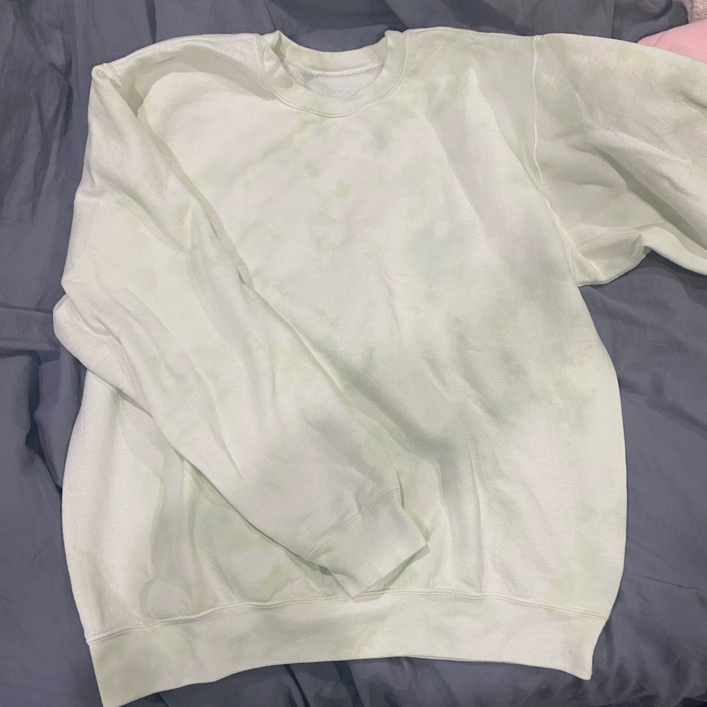 Tie Dye Green Crew
